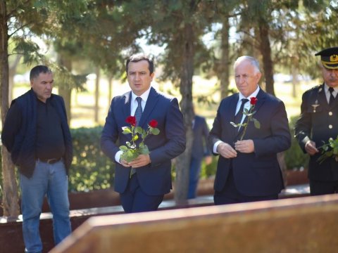 Şəmkirdə 27 sentyabr Anım Günü tədbiri keçirilib - FOTOLAR