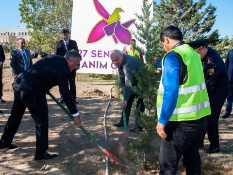 Şəhidlərimiz Nərimanovda da anıldı - FOTOLAR  