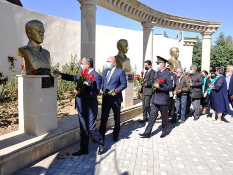 Goranboyda şəhidlər yad edildi