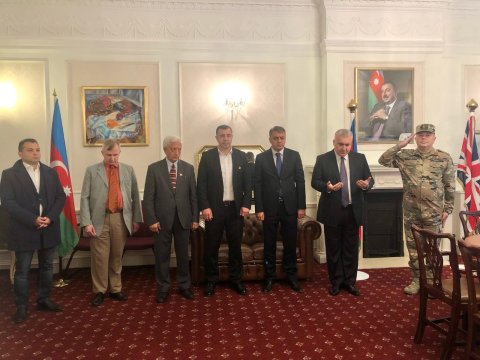 Vətən müharibəsi şəhidlərinin xatirəsi Londonda anıldı - FOTOLAR