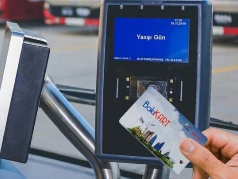 Bakıda daha bir marşrut xəttində gediş haqqı karta keçdi