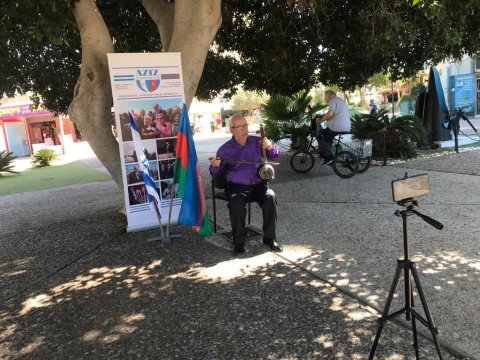 İsraildə Anım Günü ilə bağlı aksiya - VİDEO