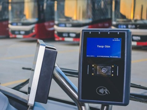 Sumqayıtda avtobuslar kart sisteminə keçib