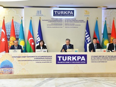 TÜRKPA ölkələrinin parlament sədrləri mətbuat konfransı keçirdi