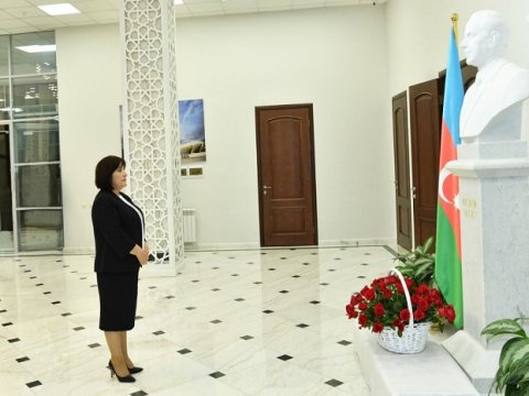 Sahibə Qafarovanın Qazaxıstana rəsmi səfəri başlayıb