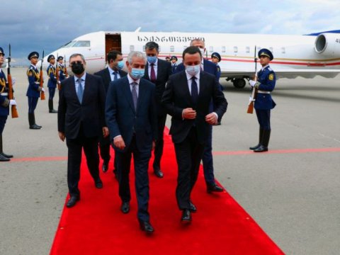 Gürcüstanın Baş naziri Azərbaycandadır