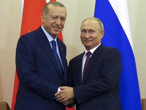 Putinlə Ərdoğanın Soçi görüşü başladı