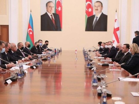 Gürcüstan-Azərbaycan iclasının yekunlarına dair Protokol imzalanıb