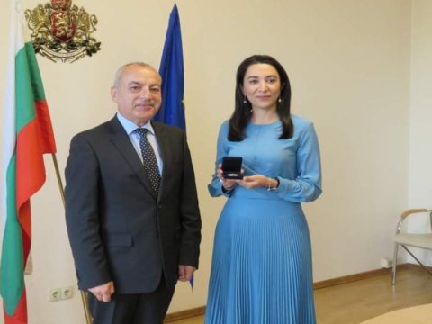 Ombudsman bolqarıstanlı nazirlə görüşüb