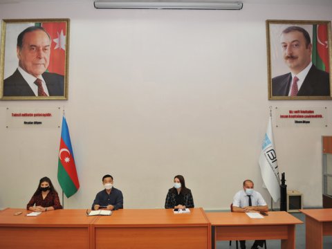 BMU-da tələbələrlə görüş keçirilib - FOTOLAR