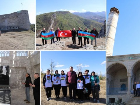 Ahıska türkləri Şuşanı ziyarət edib