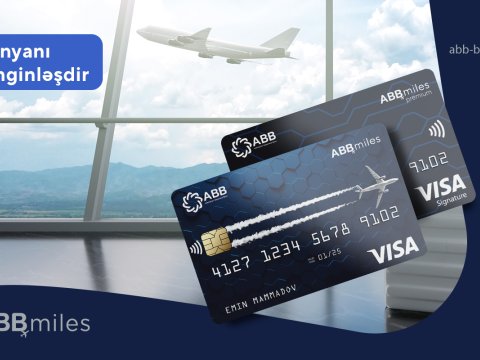 ABB Miles indi Visa kartları ilə