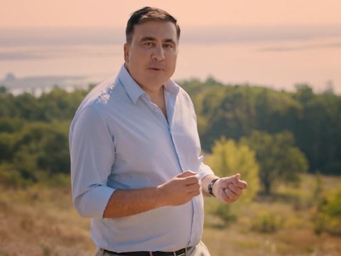 Saakaşvili Batumiyə gəldi - VİDEO