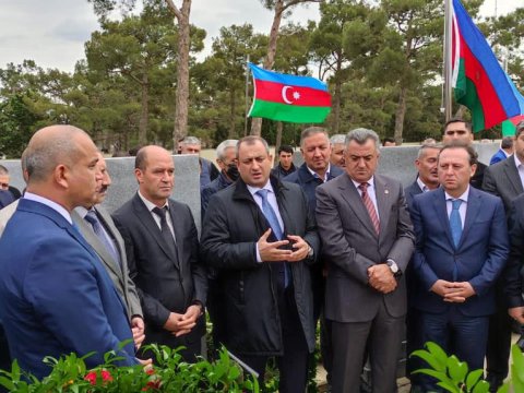 Nərimanovda Şəhidin anım günü - FOTOLAR