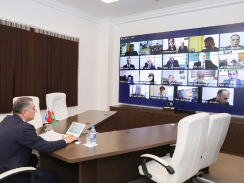 Nazirlikdə Azərbaycan-Belarus İşçi Qrupunun iclası keçirildi - FOTO