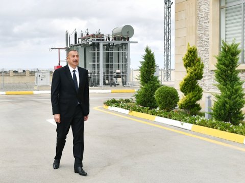 Prezident “Cəbrayıl” yarımstansiyasının açılışını etdi