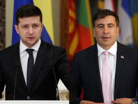 Saakaşvili Zelenskiyə məktub yazdı