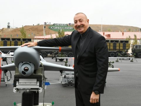 Prezidentin “Harop”la fotosu İsraildə GÜNDƏM OLDU