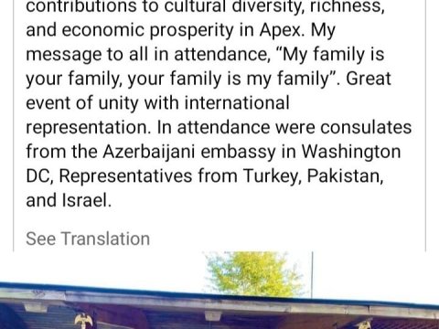 Amerikada mer azərbaycanlıları təbrik etdi - FOTO