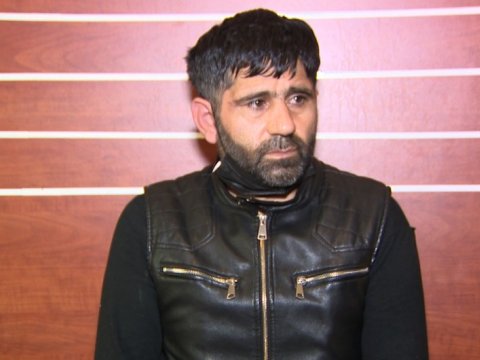 Polisə müqavimət göstərən narkokuryer saxlanıldı