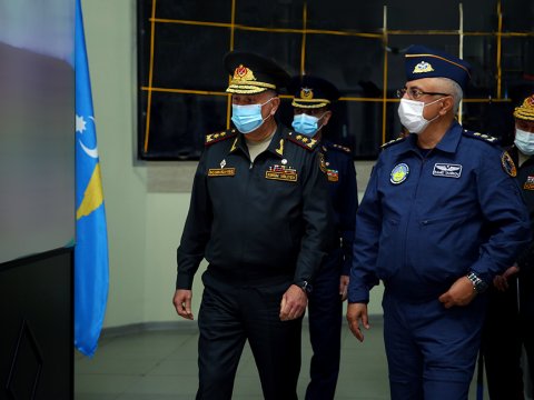 Baş Qərargah rəisi Hərbi Hava Qüvvələrinin Mərkəzi Komanda Məntəqəsinə getdi - FOTOLAR