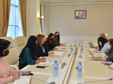 Ailə, qadın və uşaq məsələləri komitəsində görüş