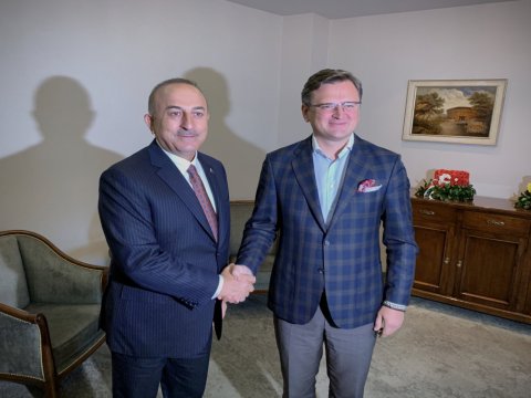 Türkiyə və Ukrayna XİN rəhbərləri görüşdü