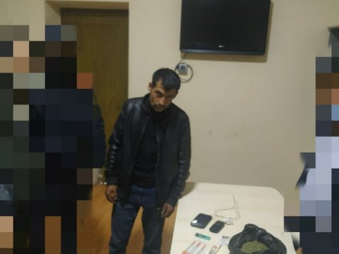 Tüfəng oğurlayan şəxsdə narkotik aşkarlandı