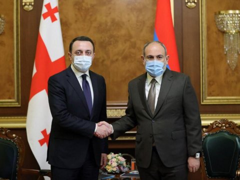 Paşinyan və Qaribaşvili arasında GÖRÜŞ