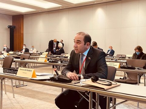 Deputat NATO Parlament Assambleyasının sessiyasında iştirak edib