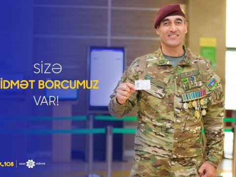 Şəhid ailəsi və qazilərə növbəsiz XİDMƏT