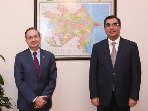 Pakistan səfiri Bakı Ali Neft Məktəbində 