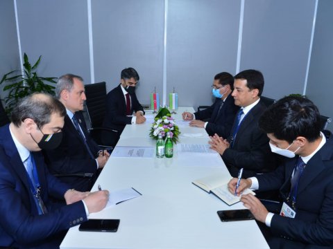 Ceyhun Bayramovla Özbəkistan XİN başçısı arasına GÖRÜŞ