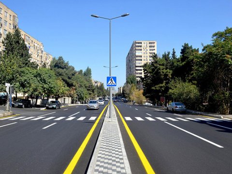 Bakıda bu yolda hərəkət məhdudlaşdırılır