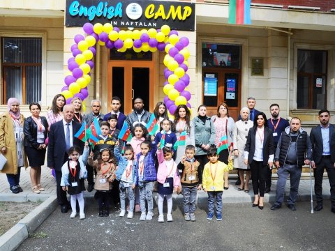 Naftalanda Tədris Mərkəzi açıldı