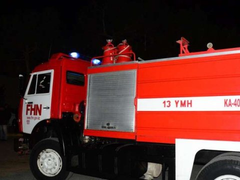Novxanıda istirahət mərkəzində YANĞIN