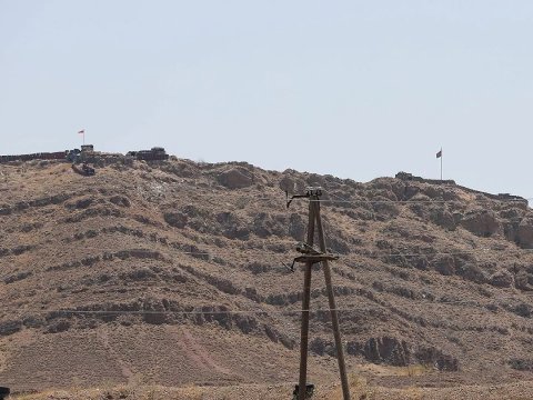 Ermənilərin təşvişdə olduğu Arazdəyən kəndi - FOTOLAR  
