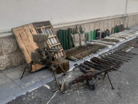 Füzulidə pulemyot və minaatanlar aşkarlandı