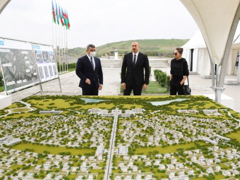 Füzulidə “Ağıllı kənd”in təməli qoyuldu