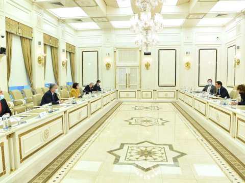 Sahibə Qafarova və NATO nümayəndələri arasında GÖRÜŞ