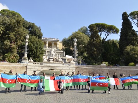 Gəncə terrorunun qurbanları Romada anıldı