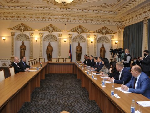 Ukraynalı deputatlar Diasporla İş üzrə Dövlət Komitəsində - FOTO