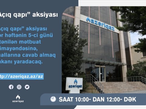 Ruslan Əliyev medianın suallarını cavablandıracaq