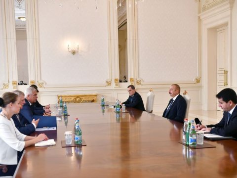 Prezident Slovakiyanın xarici işlər və Avropa nazirini qəbul edib - FOTO