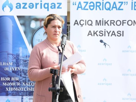 “Açıq mikrofon” Samuxda