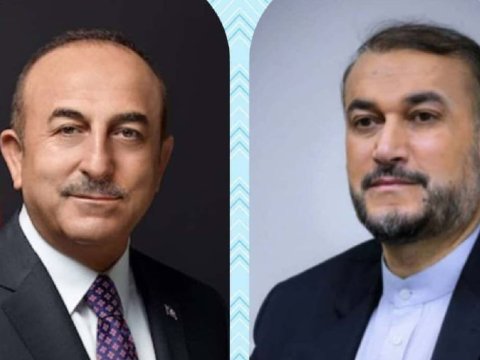 Çavuşğolu İran XİN başçısı ilə Azərbaycanı MÜZAKİRƏ ETDİ
