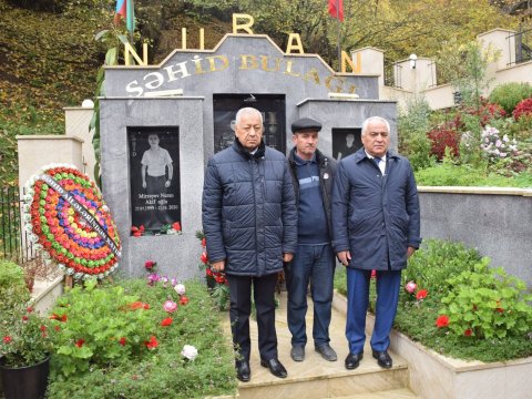 Deputat Şəhidlər bulağının açılışında - FOTOLAR