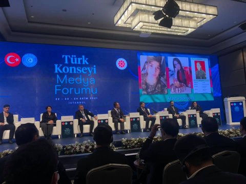 Arəstə Baxışovanın xatirəsi Türk Şurasının mediaforumunda anıldı - FOTO