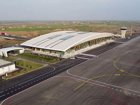 Füzuli Beynəlxalq Hava Limanındandan VİDEOREPORTAJ
