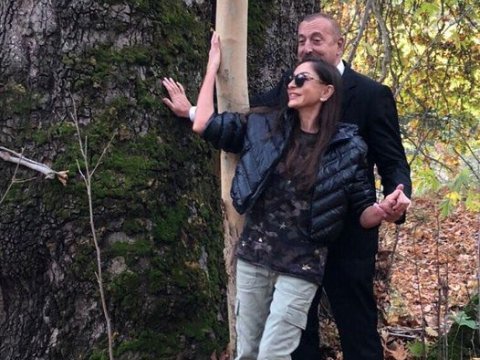 Prezident və xanımından sevgi FOTOSU